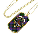 Blair Modern Scottish Clan Tartan Military Necklace, Tartan Military Dog Tag Necklace Jewelry, Personalized Dog Tag, Custom Military Dog Tags, Personalized Dog Tags For Humans