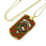 Burnett Scottish Clan Tartan Military Necklace, Tartan Military Dog Tag Necklace Jewelry, Personalized Dog Tag, Custom Military Dog Tags, Personalized Dog Tags For Humans