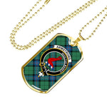 Armstrong Ancient Scottish Clan Tartan Military Necklace, Tartan Military Dog Tag Necklace Jewelry, Personalized Dog Tag, Custom Military Dog Tags, Personalized Dog Tags For Humans
