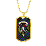 Brodie Hunting Scottish Clan Tartan Military Necklace, Tartan Military Dog Tag Necklace Jewelry, Personalized Dog Tag, Custom Military Dog Tags, Personalized Dog Tags For Humans