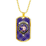 Allardice Scottish Clan Tartan Military Necklace, Tartan Military Dog Tag Necklace Jewelry, Personalized Dog Tag, Custom Military Dog Tags, Personalized Dog Tags For Humans