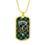 Blackadder Scottish Clan Tartan Military Necklace, Tartan Military Dog Tag Necklace Jewelry, Personalized Dog Tag, Custom Military Dog Tags, Personalized Dog Tags For Humans