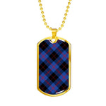 Angus Modern Scottish Clan Tartan Military Necklace, Tartan Military Dog Tag Necklace Jewelry, Personalized Dog Tag, Custom Military Dog Tags, Personalized Dog Tags For Humans