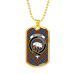 Bethune Scottish Clan Tartan Military Necklace, Tartan Military Dog Tag Necklace Jewelry, Personalized Dog Tag, Custom Military Dog Tags, Personalized Dog Tags For Humans