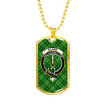 Blane Scottish Clan Tartan Military Necklace, Tartan Military Dog Tag Necklace Jewelry, Personalized Dog Tag, Custom Military Dog Tags, Personalized Dog Tags For Humans