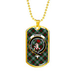 Brodie Scottish Clan Tartan Military Necklace, Tartan Military Dog Tag Necklace Jewelry, Personalized Dog Tag, Custom Military Dog Tags, Personalized Dog Tags For Humans