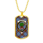 Anderson Modern Scottish Clan Tartan Military Necklace, Tartan Military Dog Tag Necklace Jewelry, Personalized Dog Tag, Custom Military Dog Tags, Personalized Dog Tags For Humans