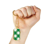 Bias Plaid Scottish Clan Tartan Military Necklace, Tartan Military Dog Tag Necklace Jewelry, Personalized Dog Tag, Custom Military Dog Tags, Personalized Dog Tags For Humans