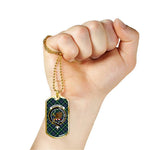 Bannatyne Scottish Clan Tartan Military Necklace, Tartan Military Dog Tag Necklace Jewelry, Personalized Dog Tag, Custom Military Dog Tags, Personalized Dog Tags For Humans