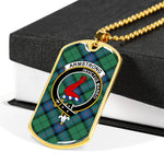 Armstrong Ancient Scottish Clan Tartan Military Necklace, Tartan Military Dog Tag Necklace Jewelry, Personalized Dog Tag, Custom Military Dog Tags, Personalized Dog Tags For Humans