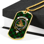 Beveridge Scottish Clan Tartan Military Necklace, Tartan Military Dog Tag Necklace Jewelry, Personalized Dog Tag, Custom Military Dog Tags, Personalized Dog Tags For Humans