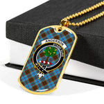Anderson Scottish Clan Tartan Military Necklace, Tartan Military Dog Tag Necklace Jewelry, Personalized Dog Tag, Custom Military Dog Tags, Personalized Dog Tags For Humans
