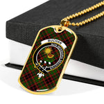 Buchan Modern Scottish Clan Tartan Military Necklace, Tartan Military Dog Tag Necklace Jewelry, Personalized Dog Tag, Custom Military Dog Tags, Personalized Dog Tags For Humans