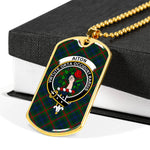 Aiton Scottish Clan Tartan Military Necklace, Tartan Military Dog Tag Necklace Jewelry, Personalized Dog Tag, Custom Military Dog Tags, Personalized Dog Tags For Humans