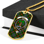 Bisset Pattern Scottish Clan Tartan Military Necklace, Tartan Military Dog Tag Necklace Jewelry, Personalized Dog Tag, Custom Military Dog Tags, Personalized Dog Tags For Humans