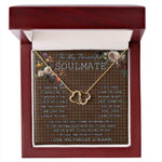 To My Beautiful Soulmate Necklace In Your Eyes I Have Found My Home Clan Innes of Cowie Tartan Everlasting Love Necklace