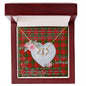 Gift To My Beautiful Girlfriend Valentine Necklace For Soulmate Anniversary Clan MacKinnon Modern Tartan Everlasting Love Necklace,valentine necklace, necklace girlfriend, necklace for wife, cute necklaces for girlfriend, jewelry for girlfriend, to my soulmate necklace, to my future wife necklace,