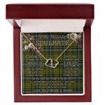 To My Beautiful Soulmate Necklace In Your Eyes I Have Found My Home Clan Walkinshaw Tartan Everlasting Love Necklace