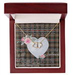 Gift To My Beautiful Girlfriend Valentine Necklace For Soulmate Anniversary Clan Sutherland Weathered Tartan Everlasting Love Necklace,valentine necklace, necklace girlfriend, necklace for wife, cute necklaces for girlfriend, jewelry for girlfriend, to my soulmate necklace, to my future wife necklace,