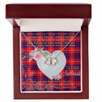 Gift To My Beautiful Girlfriend Valentine Necklace For Soulmate Anniversary Clan Hamilton Tartan Everlasting Love Necklace, Gift For Women, Gift For Wife, Gift For Girl Friend, Gift For Mother, Gift For Grandmother, Gift for Sister, Gift For Daughter, Gift for Mom