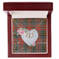 Gift To My Beautiful Girlfriend Valentine Necklace For Soulmate Anniversary Clan MacPherson Weathered Tartan Everlasting Love Necklace,valentine necklace, necklace girlfriend, necklace for wife, cute necklaces for girlfriend, jewelry for girlfriend, to my soulmate necklace, to my future wife necklace,