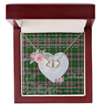Gift To My Beautiful Girlfriend Valentine Necklace For Soulmate Anniversary Clan Gray Tartan Everlasting Love Necklace, Gift For Women, Gift For Wife, Gift For Girl Friend, Gift For Mother, Gift For Grandmother, Gift for Sister, Gift For Daughter, Gift for Mom