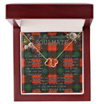 To My Beautiful Soulmate Necklace In Your Eyes I Have Found My Home Clan Cruickshanks Tartan Everlasting Love Necklace