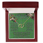 To My Beautiful Soulmate Necklace In Your Eyes I Have Found My Home Clan Currie Tartan Everlasting Love Necklace