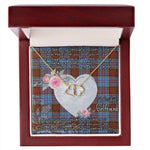 Gift To My Beautiful Girlfriend Valentine Necklace For Soulmate Anniversary Clan Anderson Modern Tartan Everlasting Love Necklace, Gift For Women, Gift For Wife, Gift For Girl Friend, Gift For Mother, Gift For Grandmother, Gift for Sister, Gift For Daughter, Gift for Mom