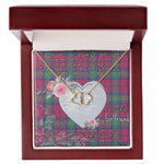 Gift To My Beautiful Girlfriend Valentine Necklace For Soulmate Anniversary Clan Lindsay Ancient Tartan Everlasting Love Necklace,valentine necklace, necklace girlfriend, necklace for wife, cute necklaces for girlfriend, jewelry for girlfriend, to my soulmate necklace, to my future wife necklace,