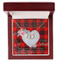 Gift To My Beautiful Girlfriend Valentine Necklace For Soulmate Anniversary Clan Wemyss Tartan Everlasting Love Necklace,valentine necklace, necklace girlfriend, necklace for wife, cute necklaces for girlfriend, jewelry for girlfriend, to my soulmate necklace, to my future wife necklace,