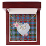 Gift To My Beautiful Girlfriend Valentine Necklace For Soulmate Anniversary Clan Spalding Tartan Everlasting Love Necklace,valentine necklace, necklace girlfriend, necklace for wife, cute necklaces for girlfriend, jewelry for girlfriend, to my soulmate necklace, to my future wife necklace,