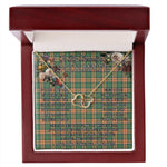 To My Beautiful Soulmate Necklace In Your Eyes I Have Found My Home Clan Pollock Hunting Tartan Everlasting Love Necklace