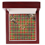 To My Beautiful Soulmate Necklace In Your Eyes I Have Found My Home Clan Gibson Tartan Forever Love Necklace Tartan Gift for Girlfriend Everlasting Love Necklace