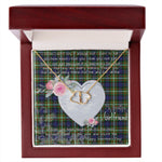 Gift To My Beautiful Girlfriend Valentine Necklace For Soulmate Anniversary Clan Ferguson Modern Tartan Everlasting Love Necklace, Gift For Women, Gift For Wife, Gift For Girl Friend, Gift For Mother, Gift For Grandmother, Gift for Sister, Gift For Daughter, Gift for Mom