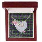 Gift To My Beautiful Girlfriend Valentine Necklace For Soulmate Anniversary Clan MacDonell Of Glengarry Tartan Everlasting Love Necklace,valentine necklace, necklace girlfriend, necklace for wife, cute necklaces for girlfriend, jewelry for girlfriend, to my soulmate necklace, to my future wife necklace,