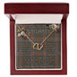 To My Beautiful Soulmate Necklace In Your Eyes I Have Found My Home Clan Kennedy Weathered Tartan Everlasting Love Necklace