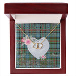 Gift To My Beautiful Girlfriend Valentine Necklace For Soulmate Anniversary Clan Porterfield Tartan Everlasting Love Necklace,valentine necklace, necklace girlfriend, necklace for wife, cute necklaces for girlfriend, jewelry for girlfriend, to my soulmate necklace, to my future wife necklace,
