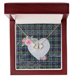 Gift To My Beautiful Girlfriend Valentine Necklace For Soulmate Anniversary Clan Stevenson Tartan Everlasting Love Necklace,valentine necklace, necklace girlfriend, necklace for wife, cute necklaces for girlfriend, jewelry for girlfriend, to my soulmate necklace, to my future wife necklace,