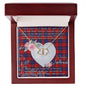 Gift To My Beautiful Girlfriend Valentine Necklace For Soulmate Anniversary Clan Graham Of Menteith Red Tartan Everlasting Love Necklace, Gift For Women, Gift For Wife, Gift For Girl Friend, Gift For Mother, Gift For Grandmother, Gift for Sister, Gift For Daughter, Gift for Mom