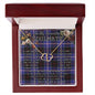 To My Beautiful Soulmate Necklace In Your Eyes I Have Found My Home Clan Dunlop Modern Tartan Forever Love Necklace Tartan Gift for Girlfriend Everlasting Love Necklace