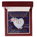 Gift To My Beautiful Girlfriend Valentine Necklace For Soulmate Anniversary Clan Wedderburn Tartan Everlasting Love Necklace,valentine necklace, necklace girlfriend, necklace for wife, cute necklaces for girlfriend, jewelry for girlfriend, to my soulmate necklace, to my future wife necklace,