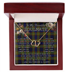 To My Beautiful Soulmate Necklace In Your Eyes I Have Found My Home Clan Clelland Tartan Everlasting Love Necklace