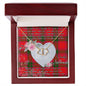 Gift To My Beautiful Girlfriend Valentine Necklace For Soulmate Anniversary Clan MacNab Tartan Everlasting Love Necklace,valentine necklace, necklace girlfriend, necklace for wife, cute necklaces for girlfriend, jewelry for girlfriend, to my soulmate necklace, to my future wife necklace,
