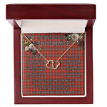 To My Beautiful Soulmate Necklace In Your Eyes I Have Found My Home Clan Fraser Weathered Tartan Everlasting Love Necklace