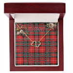 To My Beautiful Soulmate Necklace In Your Eyes I Have Found My Home Clan Glas Red Tartan Forever Love Necklace Tartan Gift for Girlfriend Everlasting Love Necklace