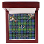 To My Beautiful Soulmate Necklace In Your Eyes I Have Found My Home Clan Gordon Old Ancient Tartan Forever Love Necklace Tartan Gift for Girlfriend Everlasting Love Necklace