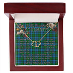 To My Beautiful Soulmate Necklace In Your Eyes I Have Found My Home Clan Kerr Hunting Tartan Everlasting Love Necklace