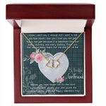 Gift To My Beautiful Girlfriend Valentine Necklace For Soulmate Anniversary Clan Cockburn Modern Tartan Everlasting Love Necklace,valentine necklace, necklace girlfriend, necklace for wife, cute necklaces for girlfriend, jewelry for girlfriend, to my soulmate necklace, to my future wife necklace,