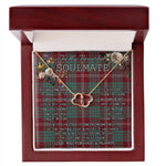 To My Beautiful Soulmate Necklace In Your Eyes I Have Found My Home Clan Crawford Tartan Everlasting Love Necklace